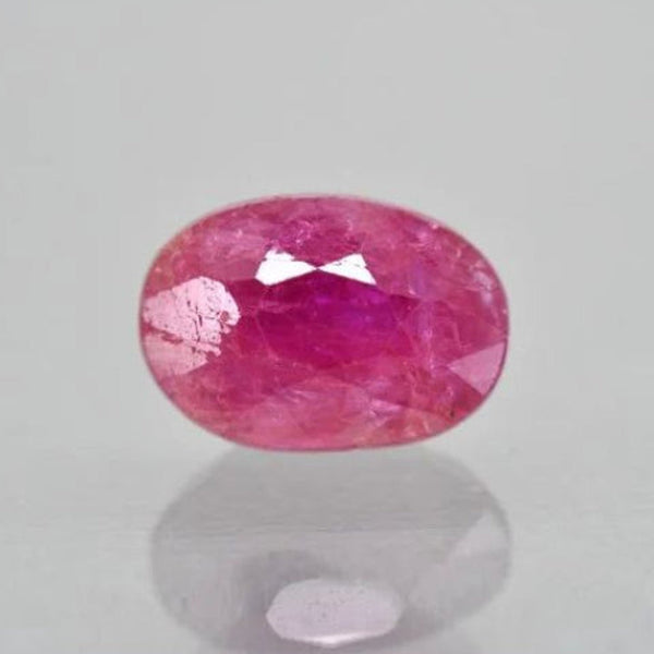 Natural Red Ruby (Manik) | 18H500 | Oval Mixed Cut | Burma | Certified | Report No. 17802S213630