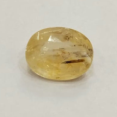 Natural Yellow Sapphire |Oval Mix Cut | IGC Certified No.: IGCDKBAJ53533