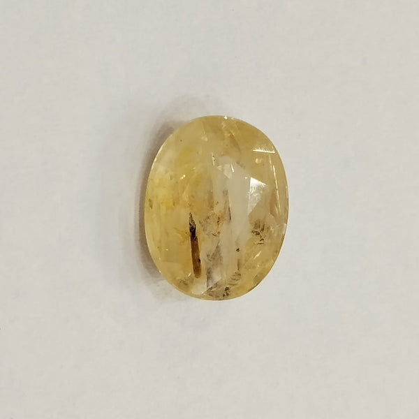 Natural Yellow Sapphire |Oval Mix Cut | IGC Certified No.: IGCDKBAJ53533
