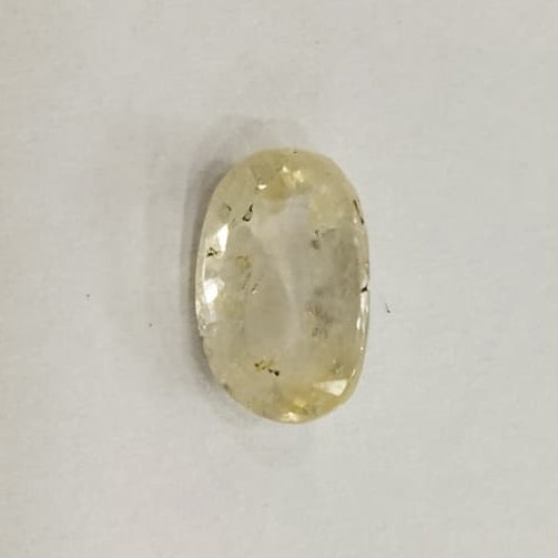 Natural Yellow Sapphire |Oval MixCut | IGC Certified No.: IGCDKBAJ53534