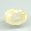 Natural Yellow Sapphire (Pukhraj) oval mixed cut loose gemstone, report no. 11775D47374