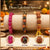 Dhan Lakshmi Combo - Pink Ruby, Om Mani, 5 Mukhi Rudraksha - Tushar Gems
