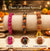 Dhan Lakshmi Combo - Pink Ruby, Om Mani, 5 Mukhi Rudraksha - Tushar Gems