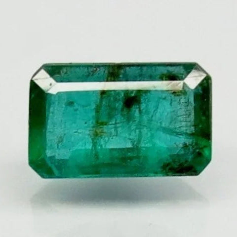 Natural Emerald | Octagon Step Cut | Transparent | Govt. Lab Certified No. 7876D31504 image 0