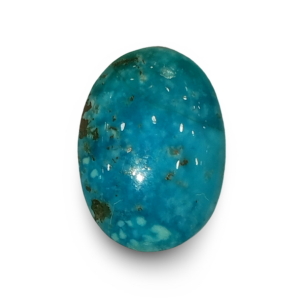 Natural Turquoise | Certified | Oval Cabochon | Sea BlueCertificate No.: IGCDKBAJ41418 image 0