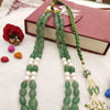 Emerald-Pearl Two-Line Necklace: A Blend of Elegance and Timeless Beauty-G.STB09 image 3