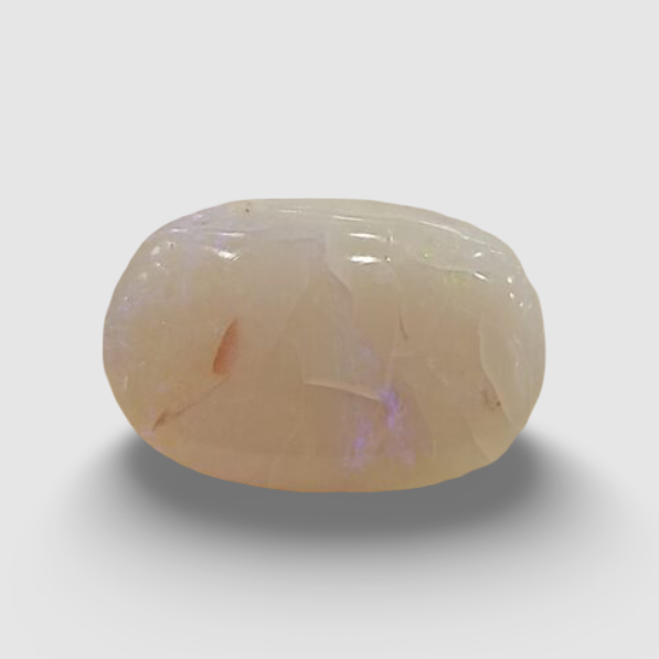 Natural White Opal 4.56 Ratti| Oval | Certified No. IGCDKBAJ44657 image 0