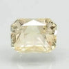 Natural Yellow Sapphire (Pukhraj) rectangle mixed cut loose gemstone, report no. 7655D30691