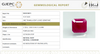 Natural Red Ruby | Certified Unheated | Octagon Mixed Cut Report No. 9581D38671 image 1