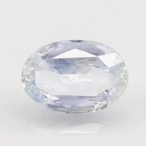 Natural Pitambari Sapphire (Pitambari Neelam) oval mixed cut loose gemstone, Govt. lab report no. 6810D26560