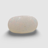 Natural White Opal 3.72 ratti oval cabochon loose gemstone, IGC certified IGCDKBAJ42890