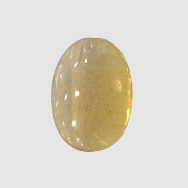 Natural White Opal 7.28 Ratti| Oval Cabochone | Certified No. IGCDKBAJ43024 image 1