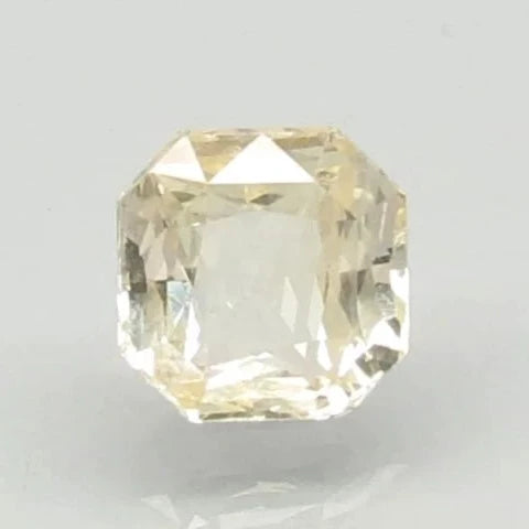Natural Yellow Sapphire (Pukhraj) octagon mixed cut loose gemstone, report no. 6661D25713
