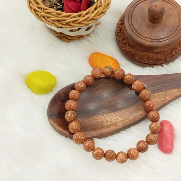 Brown Premium Sunstone Boost Motivation Bracelet For Men & Women image 1