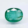 Natural green Emerald (Panna) oval mixed cut loose gemstone, report no. 10047D40586