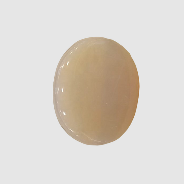 Natural White Opal 10.00Ratti| Oval Cabochone| Certified No. IGCDKBAJ42903 image 1