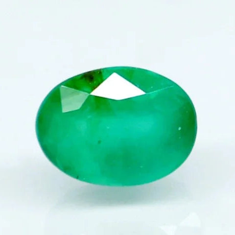 Natural Emerald | Govt. Lab Certified | Oval Mixed Cut | Green Report No.10104D40731 image 0