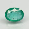 Natural green Emerald (Panna) oval mixed cut loose gemstone, report no. 7876D31507