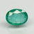 Natural green Emerald (Panna) oval mixed cut loose gemstone, report no. 7876D31507