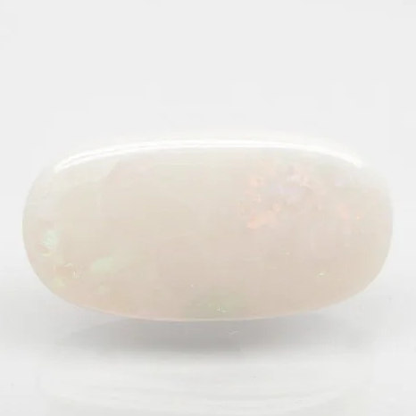 Natural Fire Opal 11.56 Ratti | Oval Cabochon | Govt. Lab Certified No.: 9346D37890 image 0