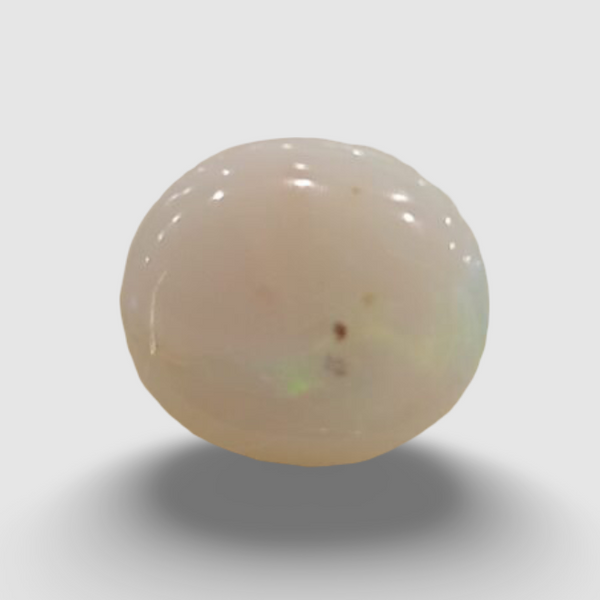 Natural White Opal 5.50Ratti| Oval Cabochone| Certified No. IGCDKBAJ43018 image 0