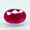 Natural unheated purplish red Ruby (Manik) oval mixed cut loose gemstone, report no. 9581D38692