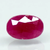 Natural unheated purplish red Ruby (Manik) oval mixed cut loose gemstone, report no. 9581D38692
