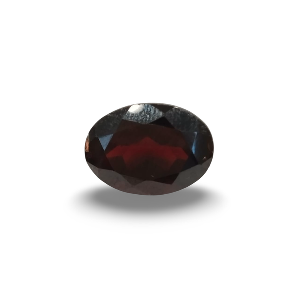 Natural Red Garnet oval mixed cut loose gemstone, SRT certified SRGTL30642