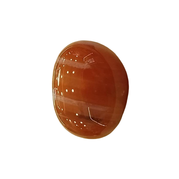 Natural Red, White Sulemani Hakik | Oval | Certified No. IGCDKBAJ48755 image 1