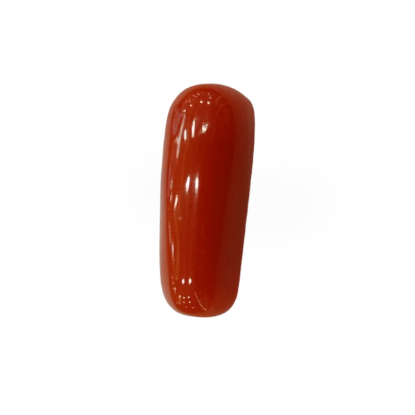 NaturalRed Coral | Certified| Oval CutGemstone Summary No. IGCDKBAJ44921 image 1