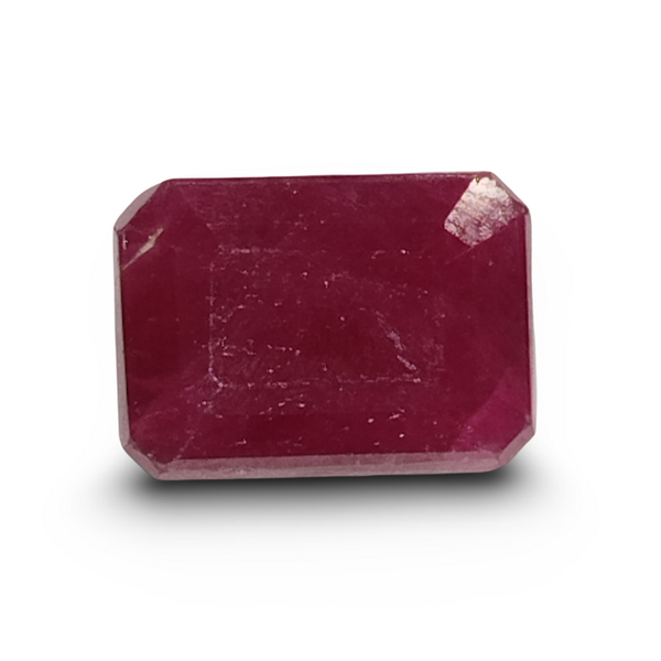 Natural Ruby (Manik) rectangle cut loose gemstone, IGC certified IGCDKBAJ47497