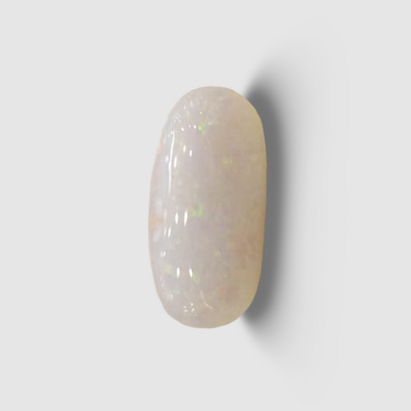 Natural White Opal 4.11 Ratti| Oval Cabochone | Certified No. IGCDKBAJ42949 image 1