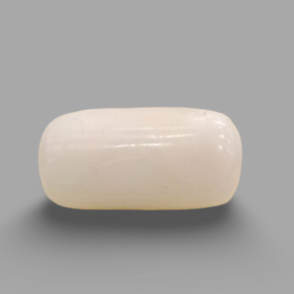 Natural White Coral (Safed Moonga) certified loose gemstone, report no. IGCDKBAJ41517
