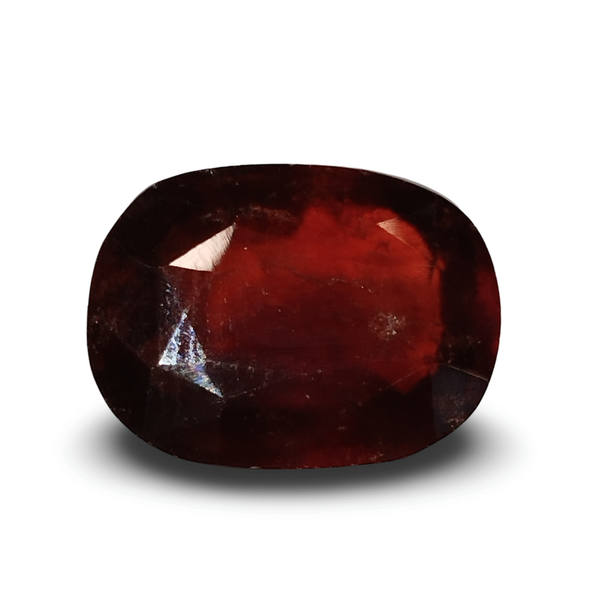 Natural Hessonite (Gomed) oval mixed cut loose gemstone, IGC certified IGCDKBAJ42798