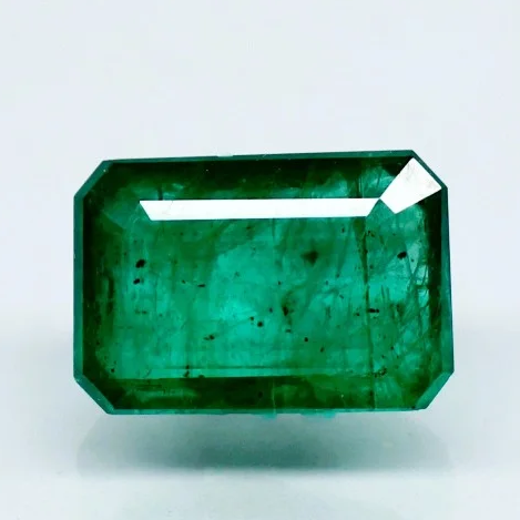 Natural Emerald | Govt. Lab Certified | Octagon Step Cut | Green Report No.9948D40281 image 0