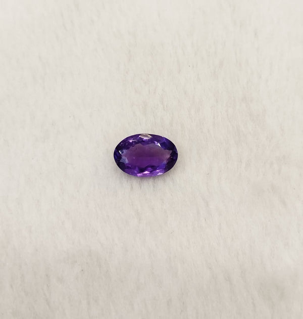 Natural Amethyst 6.27 Ratti oval mix cut purple gemstone