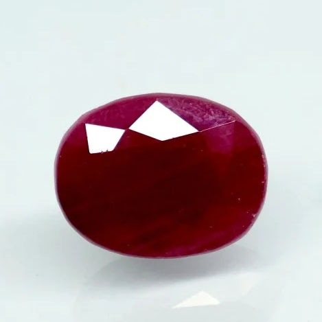 Natural Purplish Red Ruby | Certified Unheated | Oval Mixed Cut Report No. 9581D38672 image 0