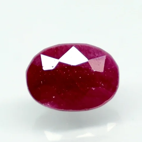 Natural Purplish Red Ruby | Certified Unheated | Oval Mixed Cut Report No. 9581D38705 image 0