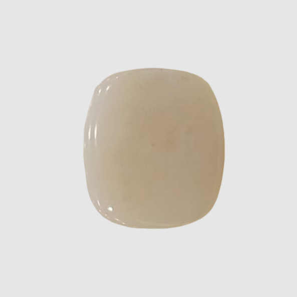 Natural White Opal 7.50 Ratti| Cushion Cabochone | Certified No. IGCDKBAJ43030 image 1