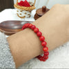 Red Premium Coral Improving Blood Circulation Bracelet For Men & Women image 0