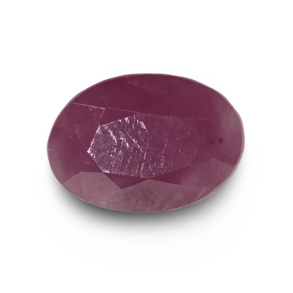Natural Ruby Gemstone | Oval Mix Cut | IGC Certified | Elegant Red Hue No.: IGCDKBAJ41391 image 0