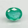 Natural green Emerald (Panna) oval mixed cut loose gemstone, report no. 7876D31505