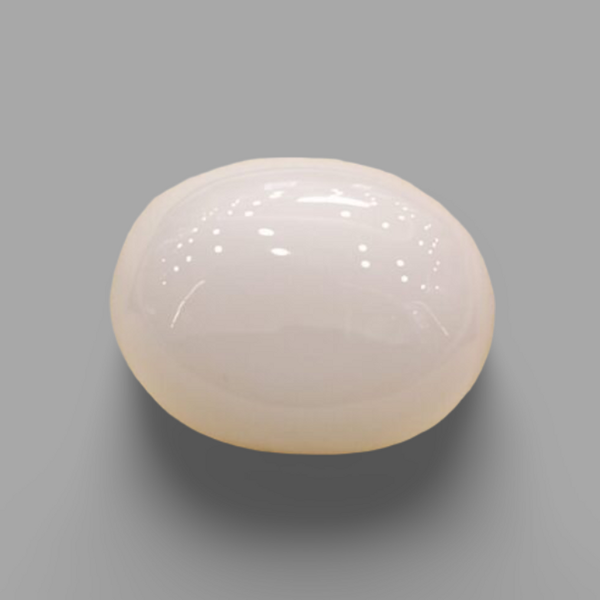 Natural White Coral (Safed Moonga) certified loose gemstone, report no. IGCDKBAJ41511