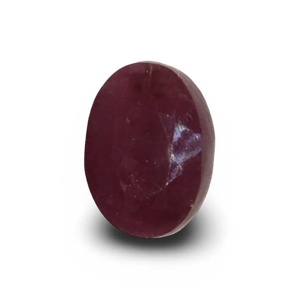 Natural Ruby | Oval Mix Cut | Deep Red Gemstone | IGC Certified No.: IGCDKBAJ41399 image 1
