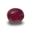 Natural Ruby (Manik) oval cut loose gemstone, IGC certified IGCDKBAJ44820