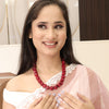 coral tumbal singal line nacklace 013 image 0