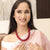 Natural red coral tumble single line necklace (013) – Tushar Gems