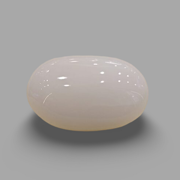 Natural White Coral (Safed Moonga) certified loose gemstone, report no. IGCDKBAJ41513
