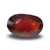 Natural Hessonite (Gomed) oval mixed cut loose gemstone, IGC certified IGCDKBAJ42806