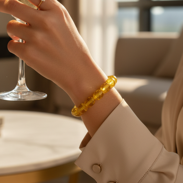 YELLOW SEAZERED BRACELET A SYMBOL OF PROTECTION image 2